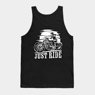 Just Ride Black Tazzum Tank Top